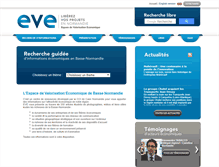 Tablet Screenshot of eve-basse-normandie.fr